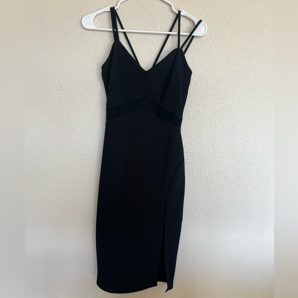 Charlotte Russe black fitted dress